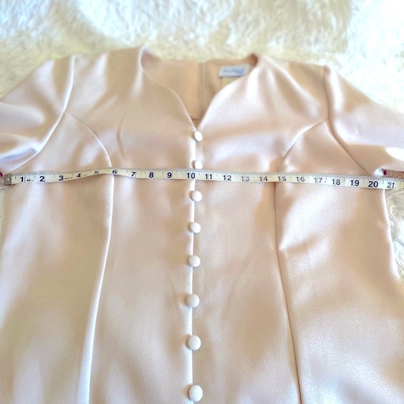 Vintage Bedford Fair 14 NWOT Dress Spare Button Attached With Pockets - Picture 3 of 10